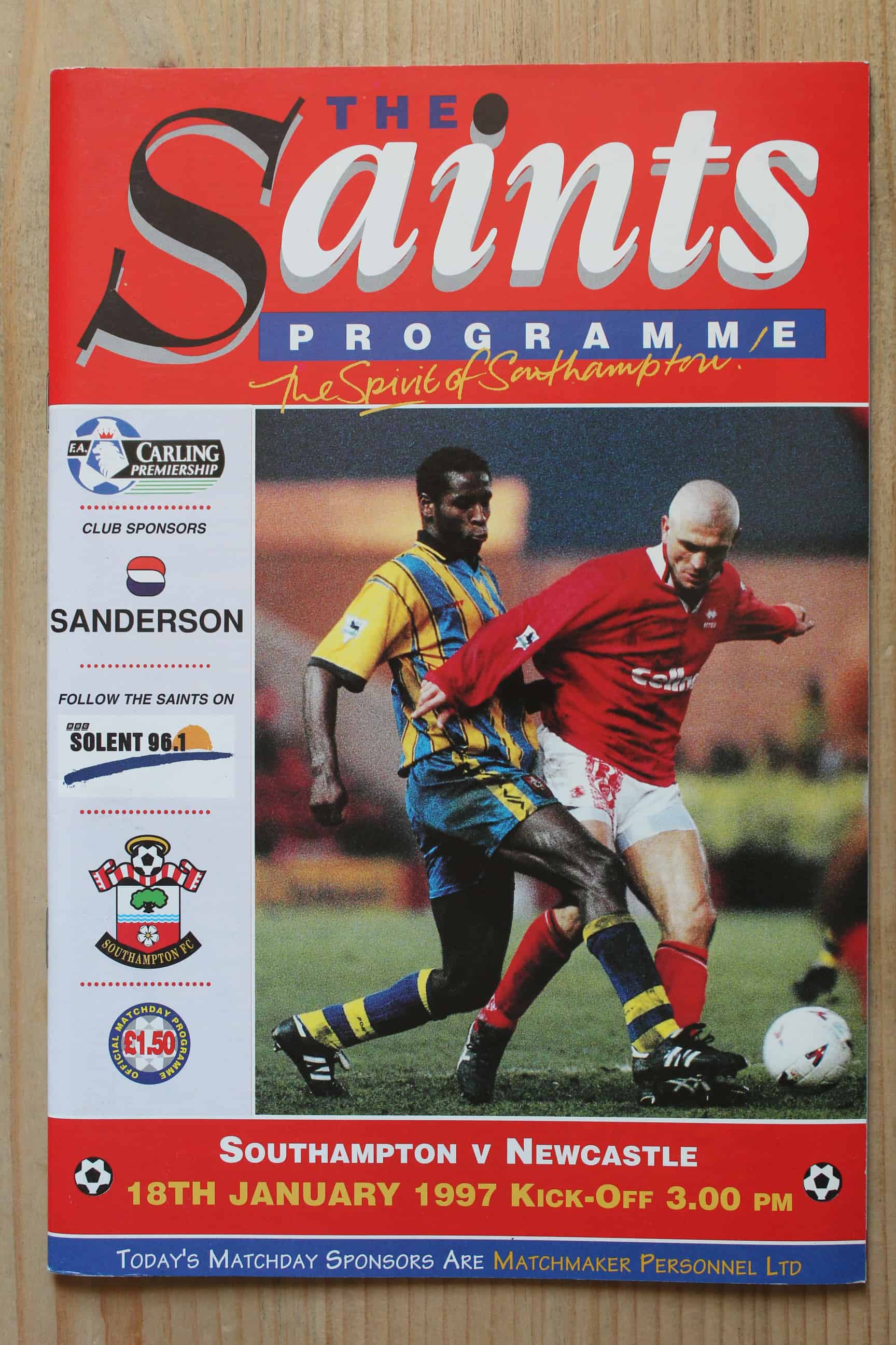 Southampton FC v Newcastle United FC